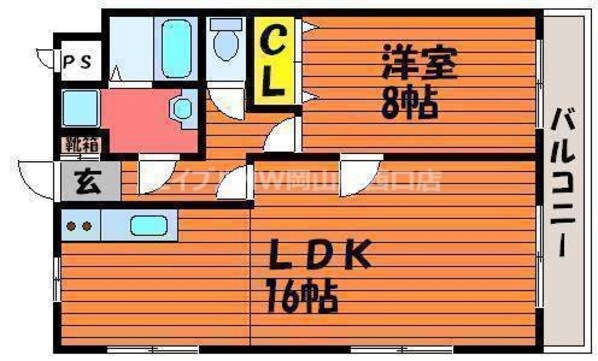 アークハイツ内山下の物件間取画像